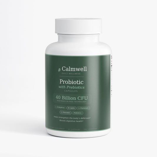 Calmwell Probiotic with Prebiotics | 40 Billion CFU